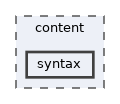 content/syntax